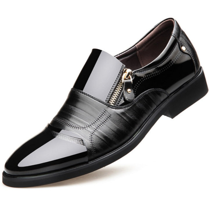 Men's Leather Shoes Sharp Pointed Outdoor Anti Slip