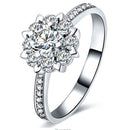 Elegant 18K Star Diamond Ring