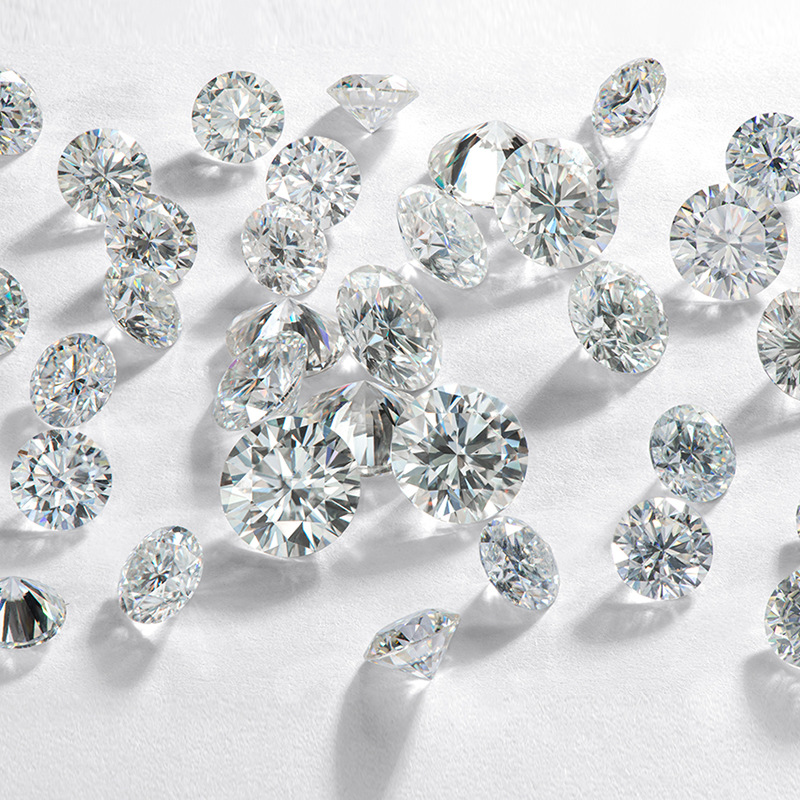 D Color Moissanite 0.5-3 Carat