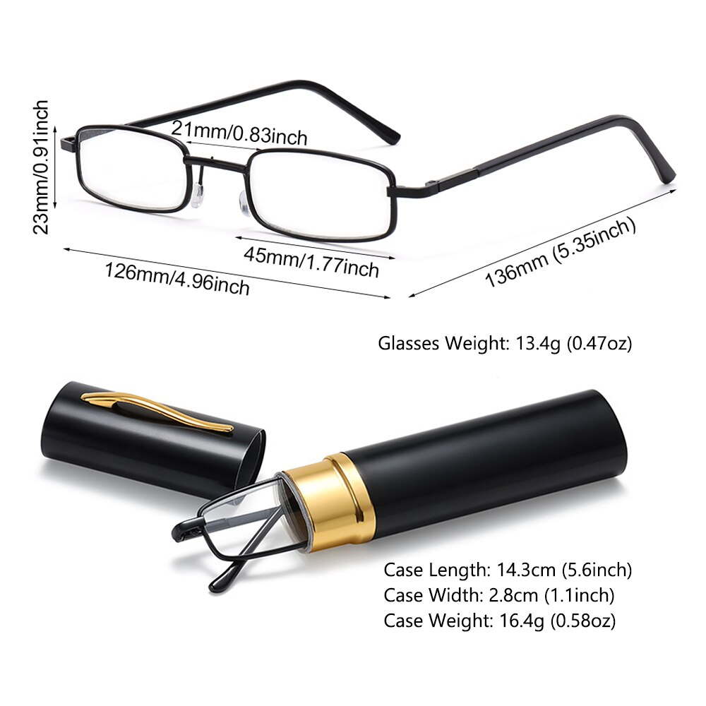 Slimline HD Spring-Action Readers with Case