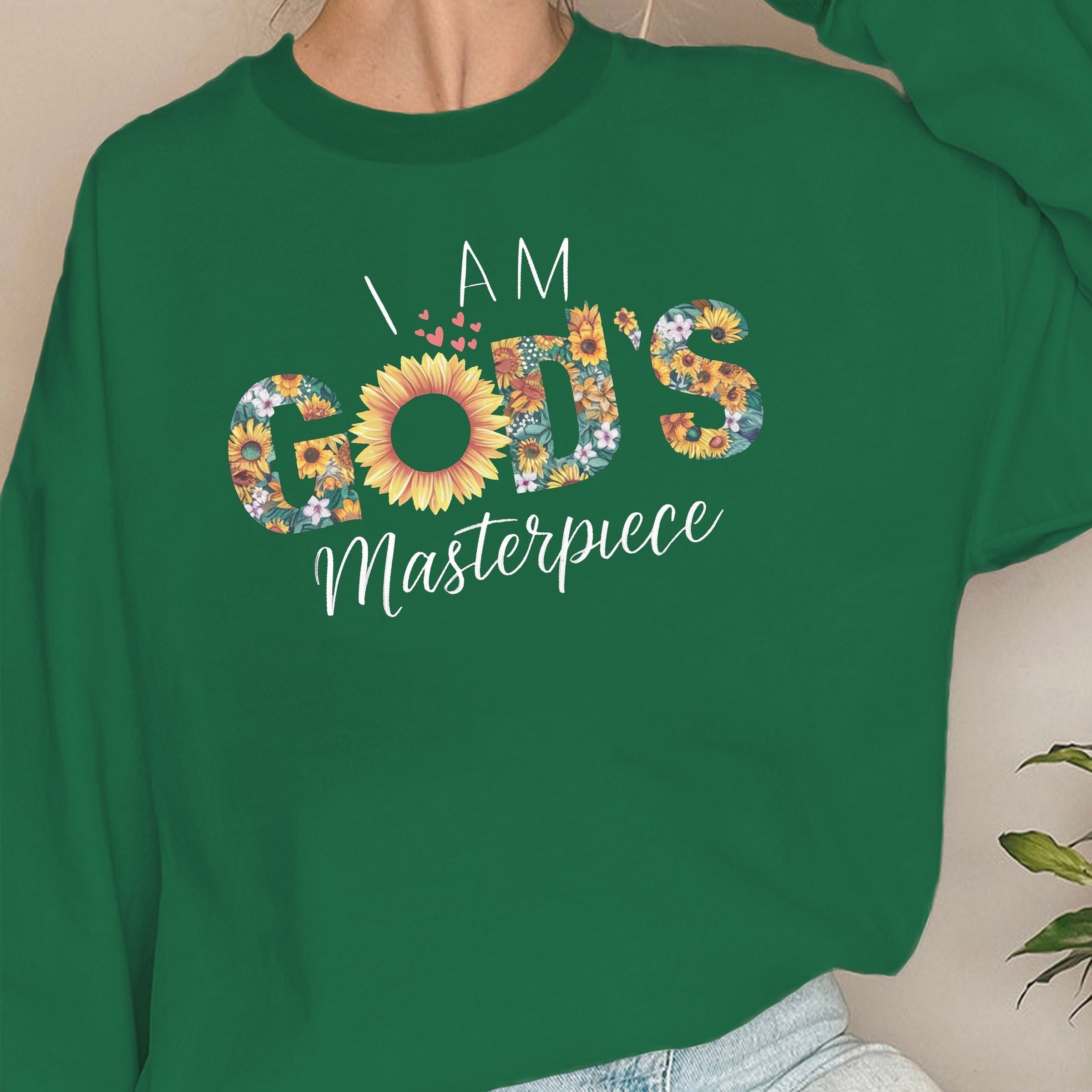 I AM GOD'S masterpiece women's sweatshirts