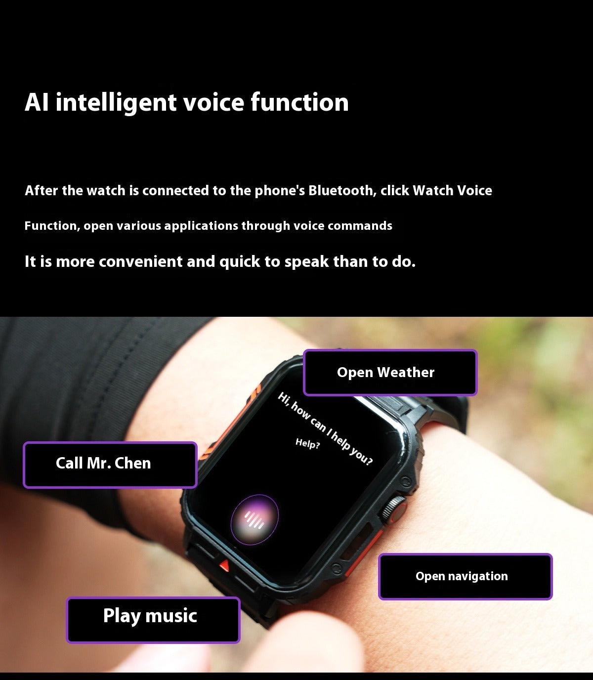 Bluetooth Sport Smartwatch