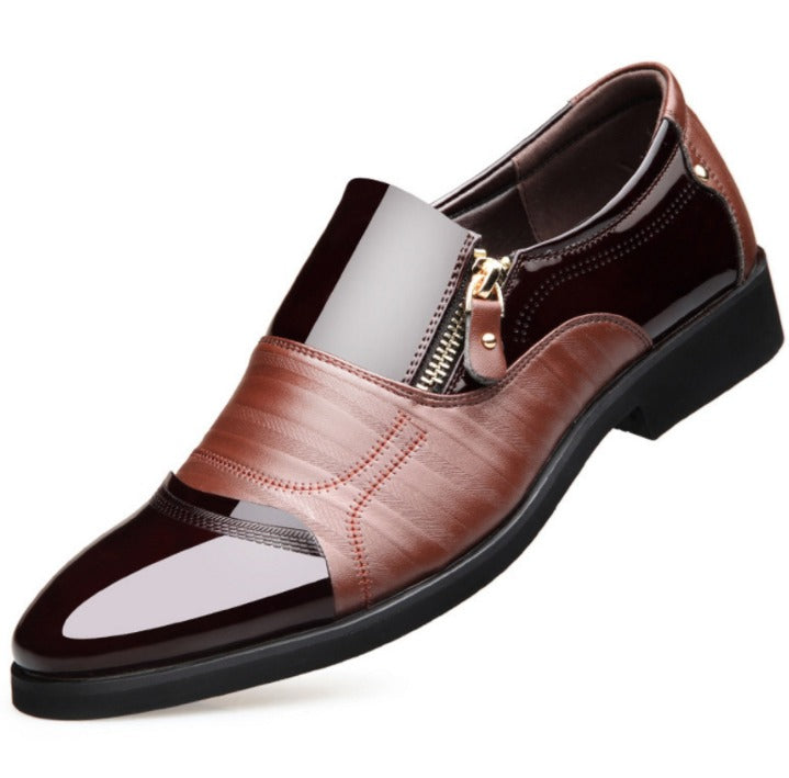 Men's Leather Shoes Sharp Pointed Outdoor Anti Slip
