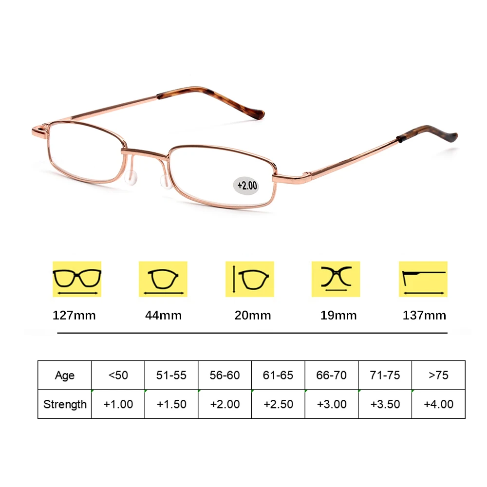 Slimline HD Spring-Action Readers with Case
