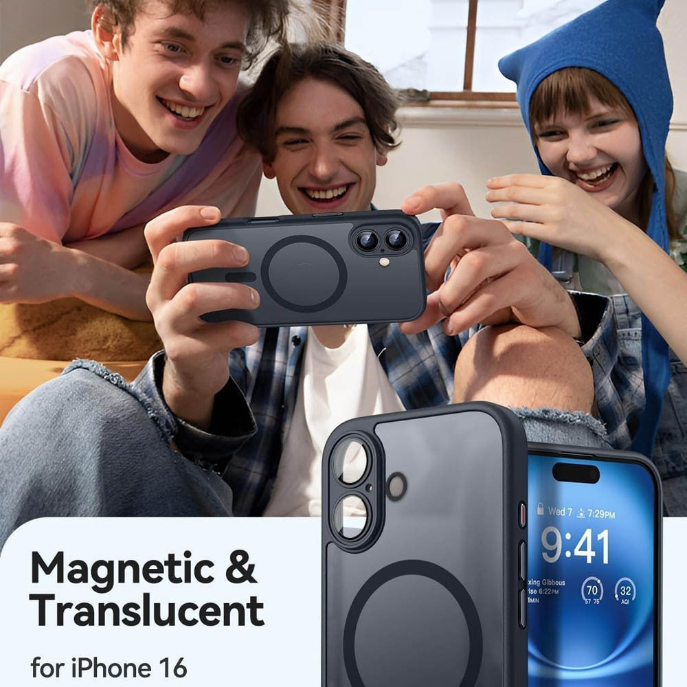 Magnetic Absorption Matte Phone Case