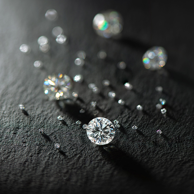 D Color Moissanite 0.5-3 Carat