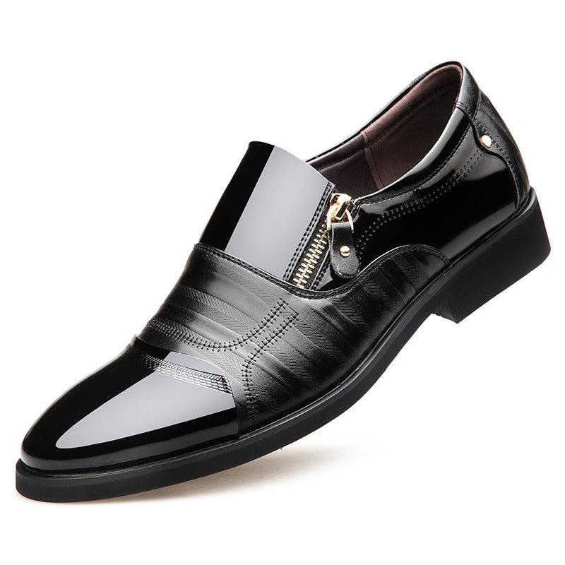 Men's Leather Shoes Sharp Pointed Outdoor Anti Slip