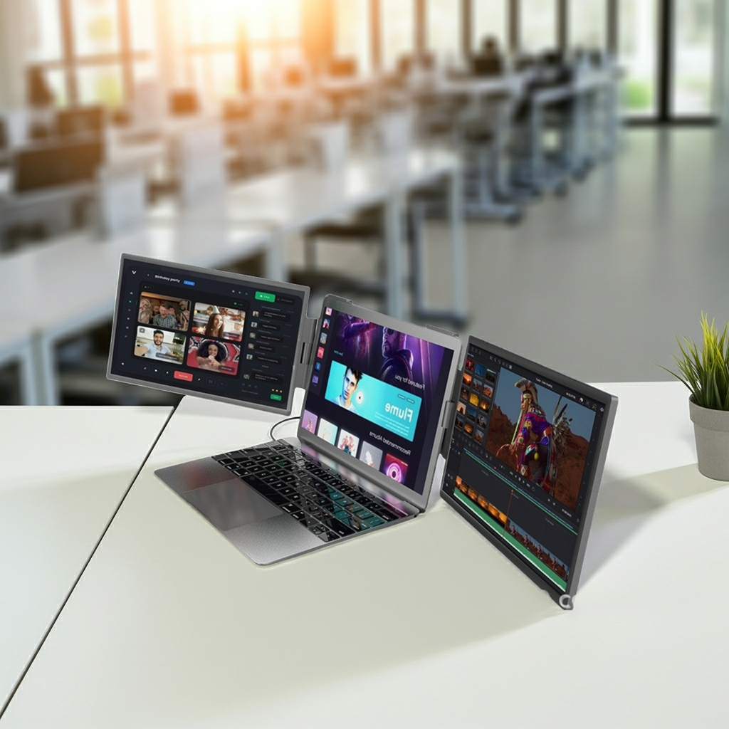14-inch Dual-screen Portable Monitor Laptop