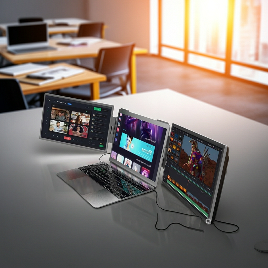 14-inch Dual-screen Portable Monitor Laptop