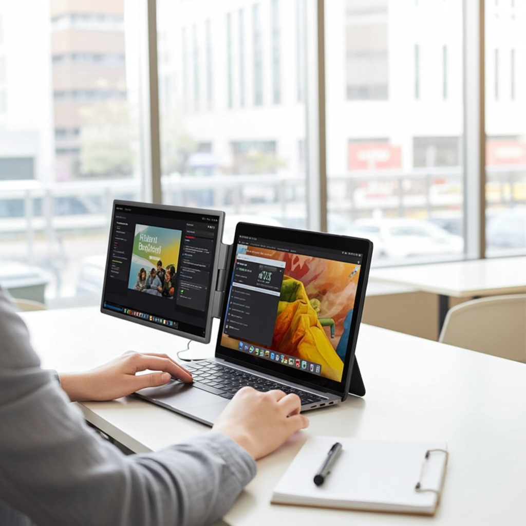 14-inch Dual-screen Portable Monitor Laptop